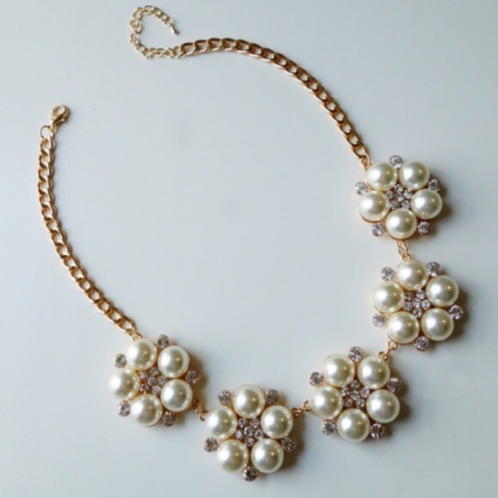 Pearl Flower Necklace